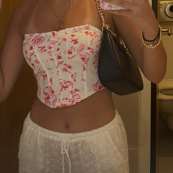 SHEIN Tops - SHEIN- Omonsim Women’s Corset Strapless Top XS